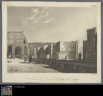 Stage of the Grand Theater of Pompeii