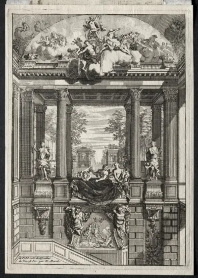 Staircase at the Palace of Voorst in Holland