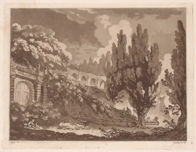 Stairs in an Italian Garden