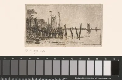 Staketsel bij Burcht aan de Schelde