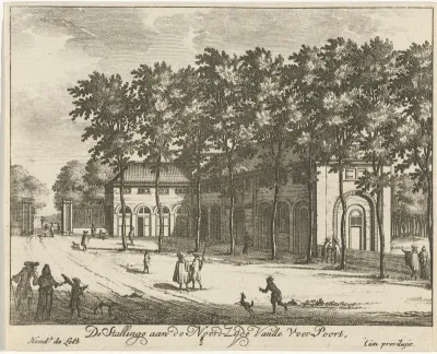 Stallen aan de noordzijde van Paleis Soestdijk