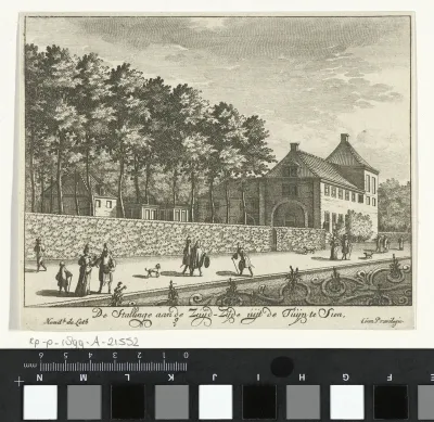 Stallen aan de zuidzijde van Paleis Soestdijk