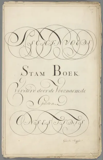 Stamboek van Simon Schijnvoet