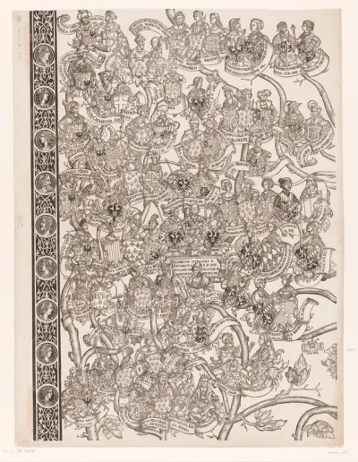 Stamboom van Frederik en Ottheinrich van Palts-Neuburg (plaat 16)