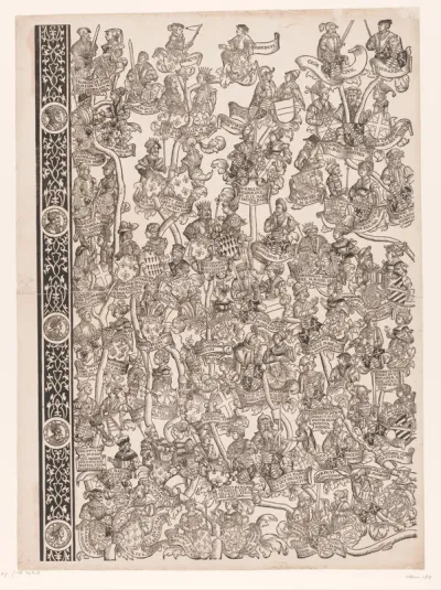 Stamboom van Frederik en Ottheinrich van Palts-Neuburg (plaat 19)