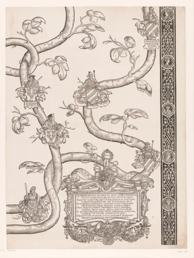 Stamboom van Frederik en Ottheinrich van Palts-Neuburg (plaat 6)