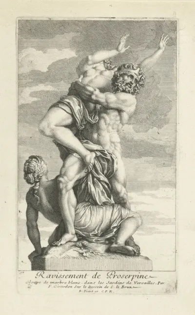 Standbeeld met de roof van Proserpina