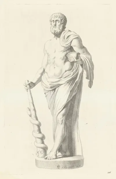 Standbeeld van Aesculapius