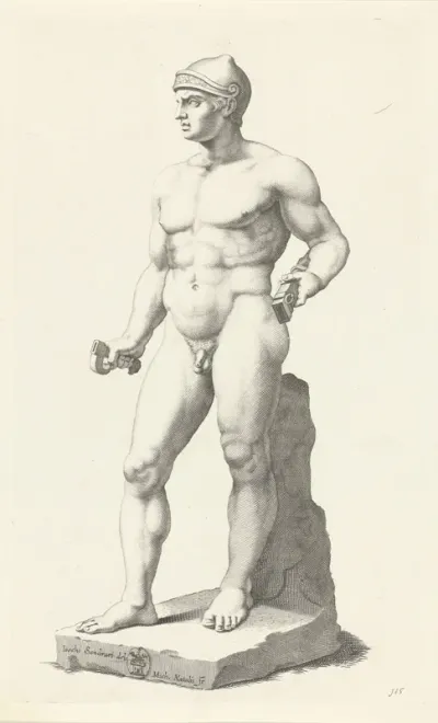 Standbeeld van een gladiator