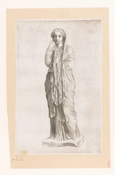 Standbeeld van een vrouw