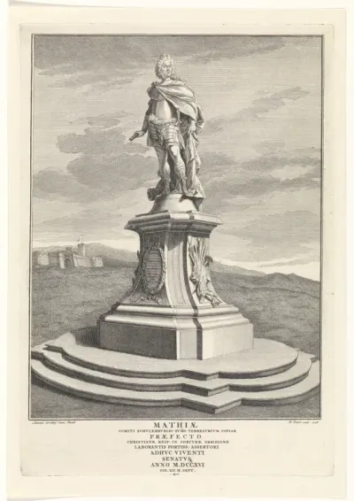 Standbeeld van Johann Matthias von der Schulenburg