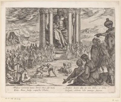 Standbeeld van Jupiter in Olympia