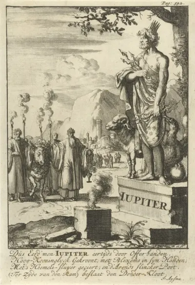 Standbeeld van Jupiter