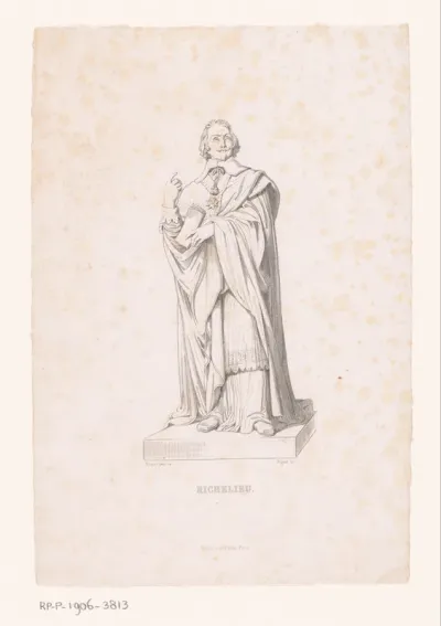 Standbeeld van kardinaal Richelieu