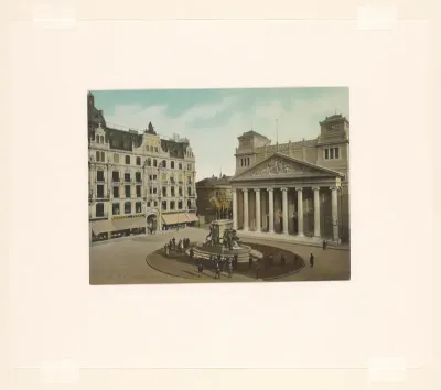 Standbeeld van Keizer Wilhelm I op het Theaterplatz in Aken