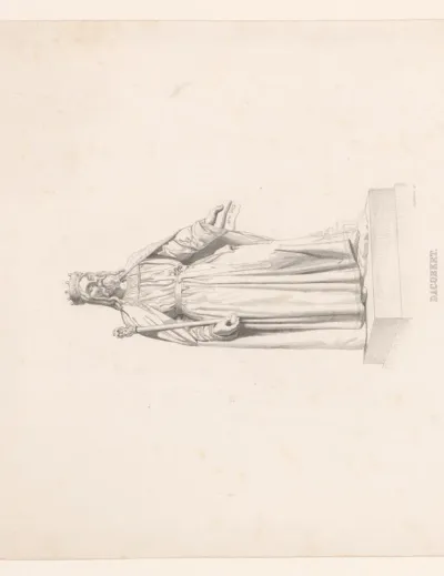 Standbeeld van koning Dagobert