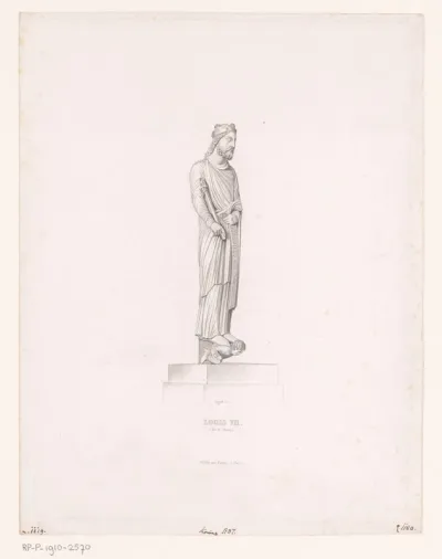 Standbeeld van koning Lodewijk VII