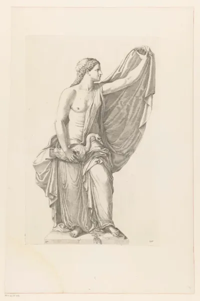 Standbeeld van Leda en de zwaan