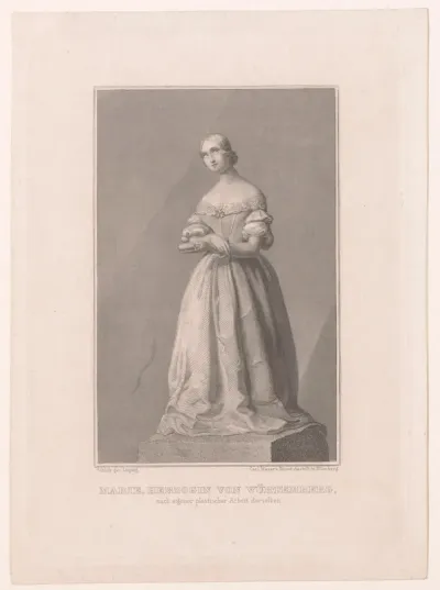 Standbeeld van Marie d'Orléans, hertogin van Württemberg