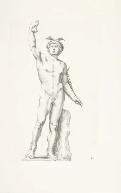 Standbeeld van Mercurius