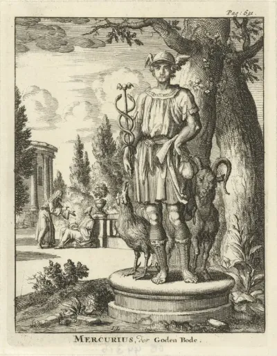 Standbeeld van Mercurius
