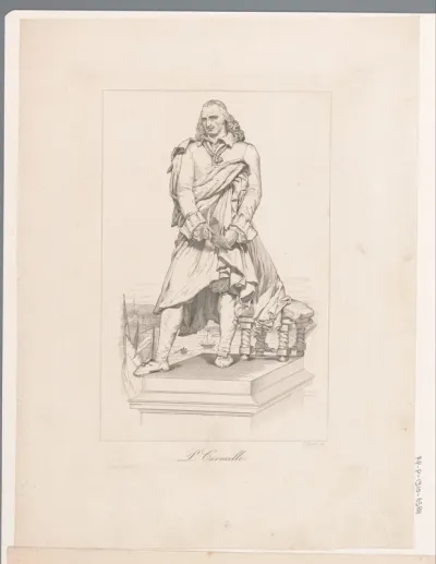 Standbeeld van Pierre Corneille