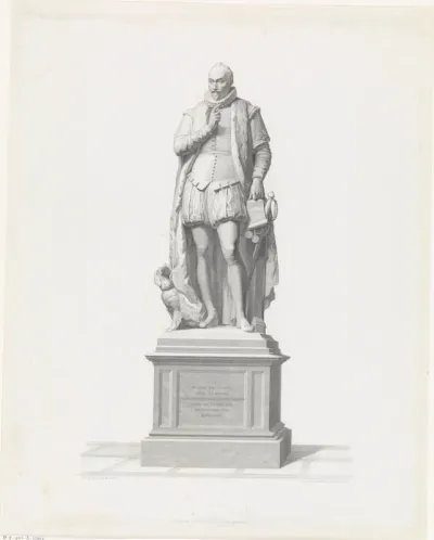Standbeeld van Prins Willem I op het Plein te Den Haag