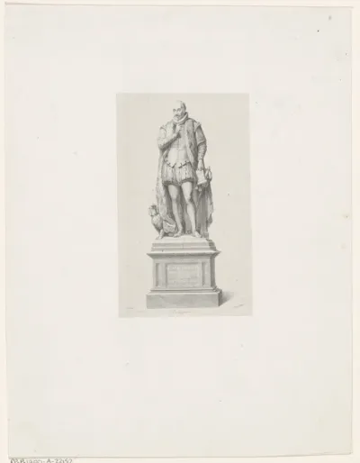 Standbeeld van Willem I, prins van Oranje, op het Plein te Den Haag