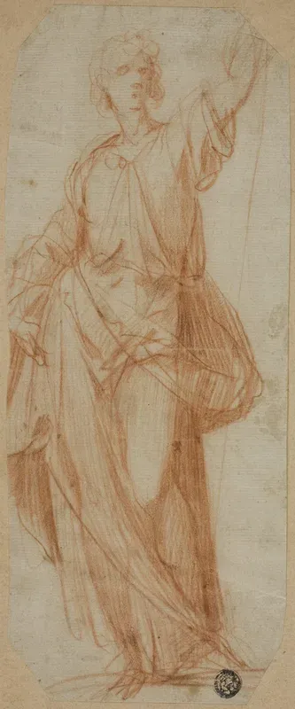 Standing Draped Figure