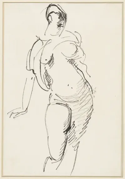 Standing Female Nude