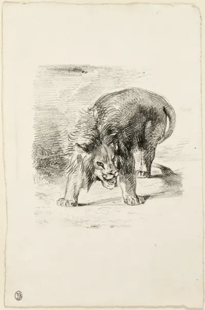 Standing Lion