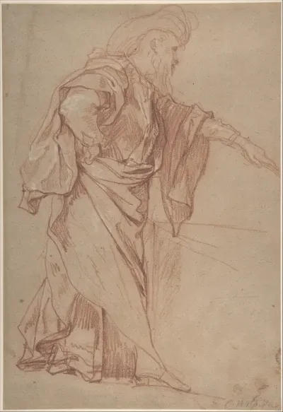 Standing Male Figure with Left Arm Extended