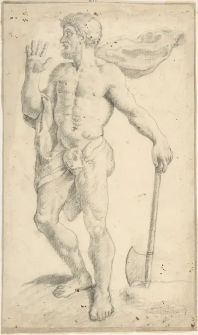 Standing Male Nude Figure