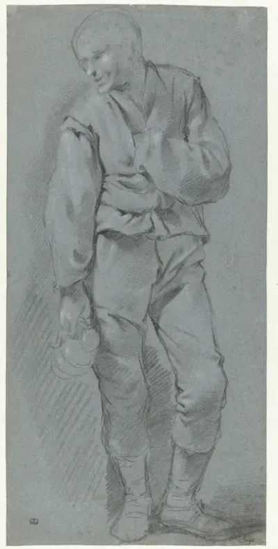 Standing Man, Holding a Pitcher in his Right Hand