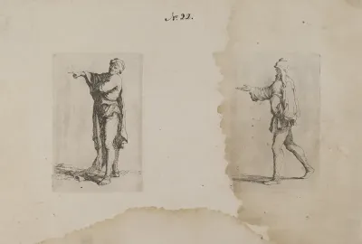 Standing Man, Pointing to Left