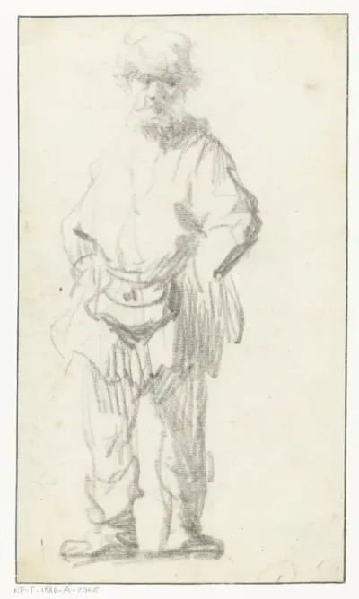 Standing Man with a Pouch