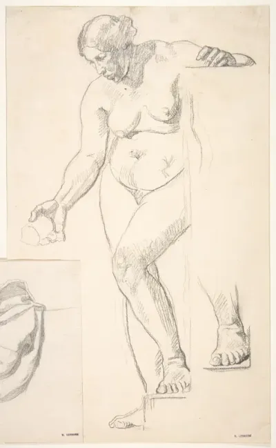 Standing Nude Female Figure