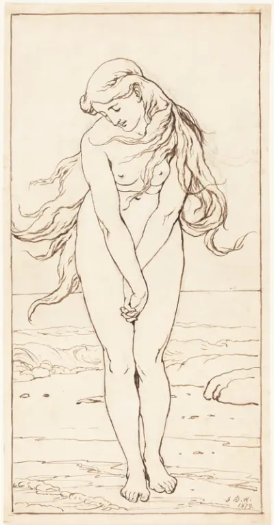 Standing Nude with Crossed Arms
