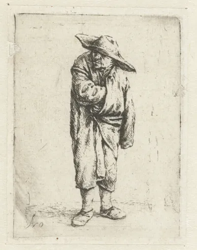 Standing Peasant with his Hand and Arm in his Cloak