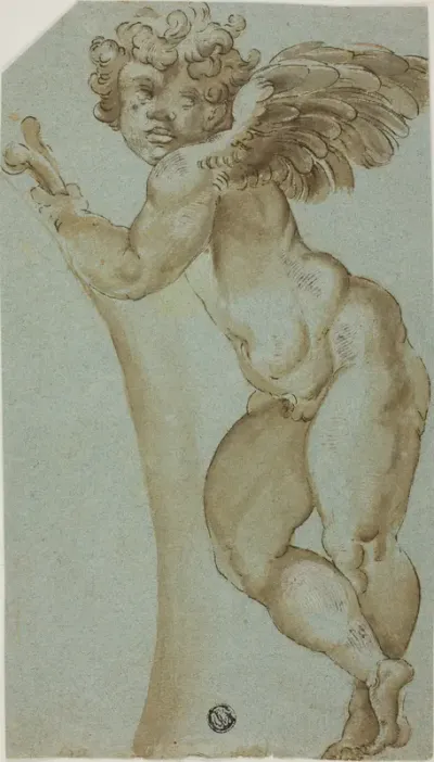 Standing Putto (recto); Saint Jude the Evangelist (verso)