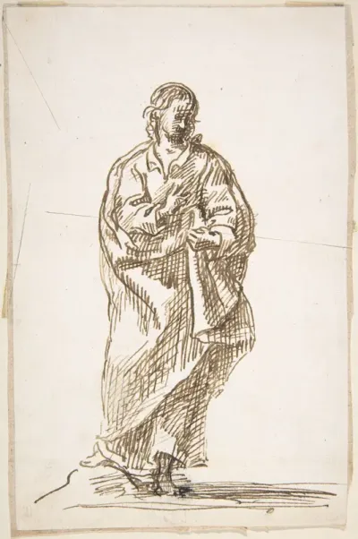 Standing Saint (Apostle?)