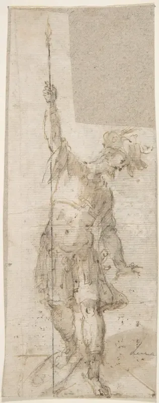 Standing Soldier with a Spear