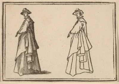 Standing Woman in a Great Coat