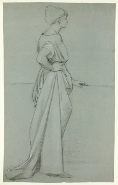 Standing Woman in Profile