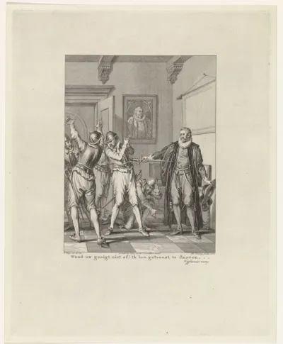 Standvastigheid van burgemeester van der Werff, 1574