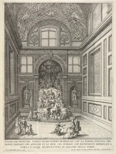 Stanza di Venti nel Teatro di Belvedere di Frascati