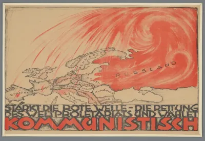 Starkt die Rote Welle, die rettung des Weltproletariats und wahlet kommunistisch.
