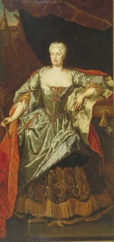 State portrait of Empress Elisabeth Christina, Princess of Braunschweig-Wolfenbüttel (1691-1750)