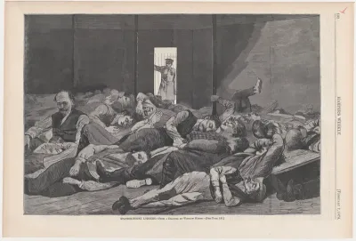 Station-House Lodgers (from "Harper's Weekly," Vol. XVIII)