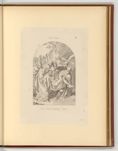 Stationen des Kreuzweges Jesu: Die Grablegung Jesu (XIV. Station)
